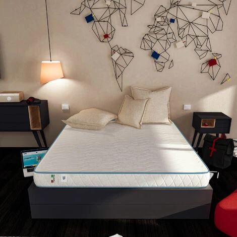 Baldiflex Materasso Singolo Ortopedico Medio Rigido 100% Made In Italy Anallergico, Antibatterico E Antiacaro Basic Bordato, H 20 Cm Misura 85x200 Cm 6 Baldiflex Materasso Singolo Ortopedico Medio Rigido 100% Made In Italy Anallergico, Antibatterico E Antiacaro Basic Bordato, H 20 Cm Misura 85x200 Cm - immagine 4