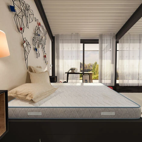 Baldiflex Materasso H 16 Cm Ortopedico Medio Rigido 100% Made In Italy Bordato, Basic Con Maniglie Singolo Con Rivestimento Anallergico, Misura 85x200 Cm 5 Baldiflex Materasso H 16 Cm Ortopedico Medio Rigido 100% Made In Italy Bordato, Basic Con Maniglie Singolo Con Rivestimento Anallergico, Misura 85x200 Cm - immagine 3