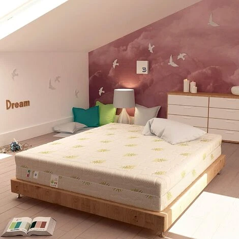 Baldiflex Materasso Memory Dream Soft Singolo Con Rivestimento In Aloe Vera, Memory 7 Cm, Misura 85x200 Cm 3 Baldiflex Materasso Memory Dream Soft Singolo Con Rivestimento In Aloe Vera, Memory 7 Cm, Misura 85x200 Cm