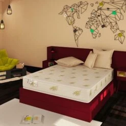 Baldiflex Materasso Memory Foam 23 Cm Easy Super Top Con Fodera Aloe Vera Singolo Misura 85x200 Cm