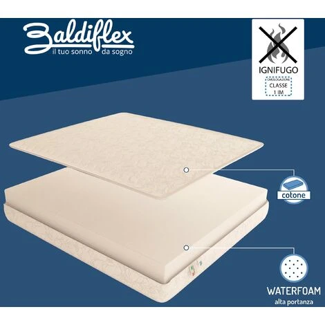 Baldiflex Materasso Hotel Easy Alto 15 Cm Ignifugo Materasso Singolo Misura 90x200 Cm 4 Baldiflex Materasso Hotel Easy Alto 15 Cm Ignifugo Materasso Singolo Misura 90x200 Cm - immagine 2
