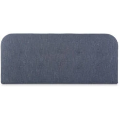 Testiera Rivestita In Tela Saona 140x60 Cm Color Blu, Imbottita Con Spuma, Bottoni Capitonné, 8 Cm Di Spessore, Kit Montaggio Incluso 9 Testiera Rivestita In Tela Saona 140x60 Cm Color Blu, Imbottita Con Spuma, Bottoni Capitonné, 8 Cm Di Spessore, Kit Montaggio Incluso -LettoMania Italia 53618161 3