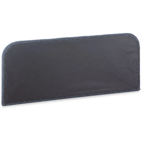 Testiera Rivestita In Tela Saona 140x60 Cm Color Blu, Imbottita Con Spuma, Bottoni Capitonné, 8 Cm Di Spessore, Kit Montaggio Incluso 6 Testiera Rivestita In Tela Saona 140x60 Cm Color Blu, Imbottita Con Spuma, Bottoni Capitonné, 8 Cm Di Spessore, Kit Montaggio Incluso - immagine 4