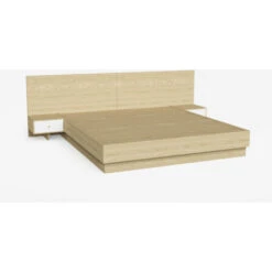 Letto Matrimoniale 160x190 Cm Sollevabile 2 Comodini Design Moderno Schwaz Colore: Legno Naturale 11 Letto Matrimoniale 160x190 Cm Sollevabile 2 Comodini Design Moderno Schwaz Colore: Legno Naturale -LettoMania Italia 54022289 5