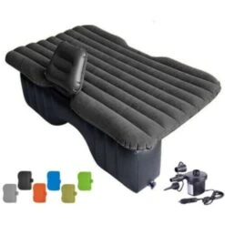 MATERASSO LETTO GONFIABILE AIRBED PER AUTO SEDILE POSTERIORE MACCHINA CON POMPA