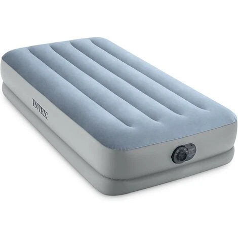 Materasso Airbed Dura Beam Floccato Con Pompa Elettrica Incorporata Cm 191 X 99 X 36 Singolo, Intex 64166 3 Materasso Airbed Dura Beam Floccato Con Pompa Elettrica Incorporata Cm 191 X 99 X 36 Singolo, Intex 64166