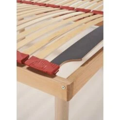 EVERGREENWEB Rete Matrimoniale 160x190 Cm A Doghe Basculanti In Legno Faggio Ortopedica Con Ammortizzatori Regolatori Di Rigidit… Rinforzata + 4 Piedi Smontabili Per Tutti Letti E Materassi - Offerta -LettoMania Italia 57766077 3