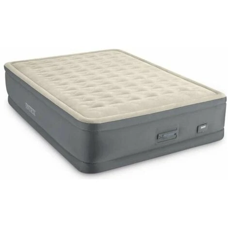 Intex 64926, Materasso Matrimoniale Elevated Premaire Con USB Unisex, Grigio (Grey), 152x203x46 Cm 3 Intex 64926, Materasso Matrimoniale Elevated Premaire Con USB Unisex, Grigio (Grey), 152x203x46 Cm