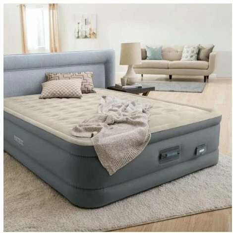 Intex 64926, Materasso Matrimoniale Elevated Premaire Con USB Unisex, Grigio (Grey), 152x203x46 Cm 6 Intex 64926, Materasso Matrimoniale Elevated Premaire Con USB Unisex, Grigio (Grey), 152x203x46 Cm - immagine 4