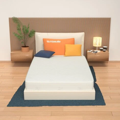 Materasso 140x190, Alto 10 Cm - Per Divano Letto, Pieghevole, Aloe Vera Plus - MiaSuite 3 Materasso 140x190, Alto 10 Cm - Per Divano Letto, Pieghevole, Aloe Vera Plus - MiaSuite