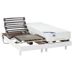 Set Da Relax A Molle Insacchettate E Memory Foam APOLLO Di DREAMEA - Bianco - 2 X 80 X 200 Cm