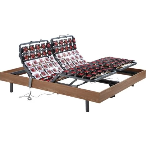 Rete Relax 2x48 Sospensioni In Legno Decorative Quercia Naturale Di DREAMEA - 2 X 70x 190 Cm - Motori OKIN 3 Rete Relax 2x48 Sospensioni In Legno Decorative Quercia Naturale Di DREAMEA - 2 X 70x 190 Cm - Motori OKIN