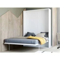 Letto A Scomparsa MALINA Con Apertura Verticale Manuale - 160x200cm - Bianco 9 Letto A Scomparsa MALINA Con Apertura Verticale Manuale - 160x200cm - Bianco -LettoMania Italia 59284181 3