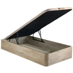 Base Del Letto Con Contenitore Colore Quercia 90 X 190 Cm - HESTIA Di DREAMEA PLAY 7 Base Del Letto Con Contenitore Colore Quercia 90 X 190 Cm - HESTIA Di DREAMEA PLAY -LettoMania Italia 59284355 3