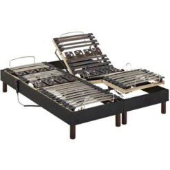 Set Da Relax Doghe E Sospensioni In Memory Foam Tessuto Antracite THESEE Di NATUREA - Motori - 2 X 70 X 190 Cm 10 Set Da Relax Doghe E Sospensioni In Memory Foam Tessuto Antracite THESEE Di NATUREA - Motori - 2 X 70 X 190 Cm -LettoMania Italia 59285091 4