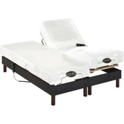 Set Da Relax Doghe E Sospensioni In Memory Foam Tessuto Antracite THESEE Di NATUREA - Motori - 2 X 70 X 190 Cm 11 Set Da Relax Doghe E Sospensioni In Memory Foam Tessuto Antracite THESEE Di NATUREA - Motori - 2 X 70 X 190 Cm -LettoMania Italia 59285091 5