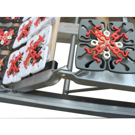 Rete Relax 2x78 Sospensioni Deco In Legno Nero Di DREAMEA - 2 X 90 X 200 Cm - Motori OKIN 6 Rete Relax 2x78 Sospensioni Deco In Legno Nero Di DREAMEA - 2 X 90 X 200 Cm - Motori OKIN - immagine 4