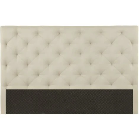 Testiera Letto Imbottita 170 Cm Tessuto Beige - NADRA 5 Testiera Letto Imbottita 170 Cm Tessuto Beige - NADRA - immagine 3