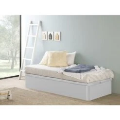 Rete Letto Contenitore Bianco Opaco - 90 X 190 Cm - HESTIA Di DREAMEA PLAY 6 Rete Letto Contenitore Bianco Opaco - 90 X 190 Cm - HESTIA Di DREAMEA PLAY -LettoMania Italia 59289953 2