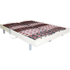 Rete Relax 2x48 Sospensioni Deco In Legno Bianco Di DREAMEA - 2 X 70 X 190 Cm - Motori OKIN -LettoMania Italia 59291233 3