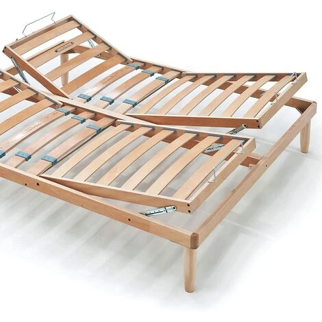 EVERGREENWEB Rete Matrimoniale 160x200 Cm A Doghe In Legno Naturale Faggio - ALZATE SEPARATE, Alzata Manuale ALZA Testa E Piedi Pieghevole Ortopedica Base Letto O Materasso Con Regolatori Rigidit… 4 Gambe Smontabili, Offerta 6 EVERGREENWEB Rete Matrimoniale 160x200 Cm A Doghe In Legno Naturale Faggio - ALZATE SEPARATE, Alzata Manuale ALZA Testa E Piedi Pieghevole Ortopedica Base Letto O Materasso Con Regolatori Rigidit… 4 Gambe Smontabili, Offerta - immagine 4