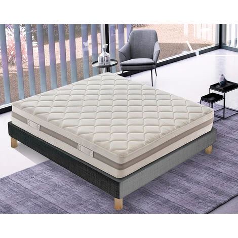 Letto Sommier Rivestito Con Materasso In Waterfoam – 11 Zone Differenziate – Ortopedico 80x190 3 Letto Sommier Rivestito Con Materasso In Waterfoam – 11 Zone Differenziate – Ortopedico 80x190