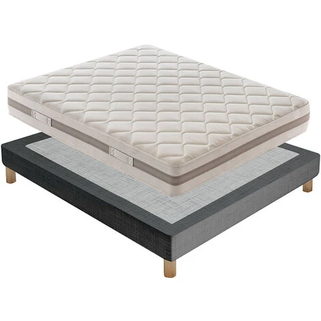 Letto Sommier Rivestito Con Materasso In Waterfoam – 11 Zone Differenziate – Ortopedico 80x190 4 Letto Sommier Rivestito Con Materasso In Waterfoam – 11 Zone Differenziate – Ortopedico 80x190 - immagine 2