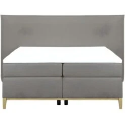 Set Boxspring Completo Testata+Reti+Materasso+Topper 160 X 200 Cm Tessuto Grigio - MOGAN Di Pascal MORABITO 8 Set Boxspring Completo Testata+Reti+Materasso+Topper 160 X 200 Cm Tessuto Grigio - MOGAN Di Pascal MORABITO -LettoMania Italia 59966754 2