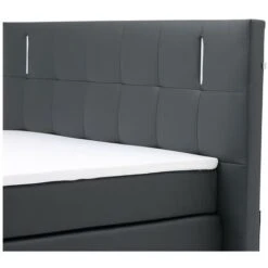 Set Boxspring Completo Testata Con LED + Reti Piedi LED + Materasso + Topper BILBAO - 160 X 200 Cm - Similpelle - Antracite 9 Set Boxspring Completo Testata Con LED + Reti Piedi LED + Materasso + Topper BILBAO - 160 X 200 Cm - Similpelle - Antracite -LettoMania Italia 60470802 3