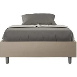Letto Azelia Sommier 120x190 Senza Rete Tortora