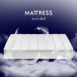 Letto A Scomparsa Orizzontale Grigio Materasso 85x185cm Kando MCM -LettoMania Italia 60747733 5