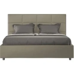 Letto Mika 160x200 Senza Rete Cappuccino