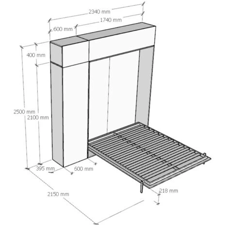 Letto Matrimoniale Kentaro Quercia Natura Con Colonna - Pensile Vasistas - Pensile Sopra Colonna 6 Letto Matrimoniale Kentaro Quercia Natura Con Colonna - Pensile Vasistas - Pensile Sopra Colonna - immagine 4