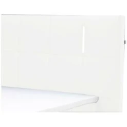 Set Boxspring Completo Testata Con LED + Reti Piedi LED + Materasso + Topper BILBAO - 2 X 80 X 200 Cm - Similpelle - Bianco -LettoMania Italia 62022373 4