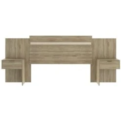 Testata Allungabile Con Comodini - 140/160 Cm - Colore: Naturale - PARATI