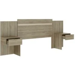 Testata Allungabile Con Comodini - 140/160 Cm - Colore: Naturale - PARATI 10 Testata Allungabile Con Comodini - 140/160 Cm - Colore: Naturale - PARATI -LettoMania Italia 62022391 4