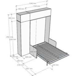 Letto 140 Sof� Kentaro Bianco Frassino Con Colonna - Pensile Vasistas - Pensile Sopra Colonna 11 Letto 140 Sof� Kentaro Bianco Frassino Con Colonna - Pensile Vasistas - Pensile Sopra Colonna -LettoMania Italia 62039386 5