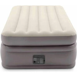 Intex Materasso Dura-Beam Prime Comfort Singolo Con Tecnologia Fiber Tech, Pompa Elettrica Incorporata 99X191X51 Cm I,2