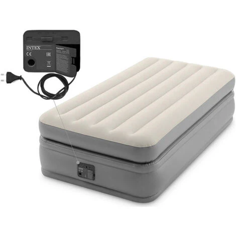 Intex Materasso Dura-Beam Prime Comfort Singolo Con Tecnologia Fiber Tech, Pompa Elettrica Incorporata 99X191X51 Cm I,2 4 Intex Materasso Dura-Beam Prime Comfort Singolo Con Tecnologia Fiber Tech, Pompa Elettrica Incorporata 99X191X51 Cm I,2 - immagine 2