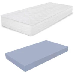 Materasso Singolo 70x190, Alto 18 Cm - Waterfoam, Anallergico, Antiacaro Smart H18