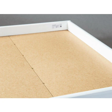 Dmora Cassetto Con Ruote Estraibile Per Letto, In Pino Massello Color Bianco, Cm 199x94x22 5 Dmora Cassetto Con Ruote Estraibile Per Letto, In Pino Massello Color Bianco, Cm 199x94x22 - immagine 3