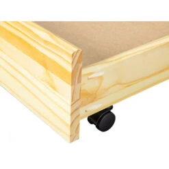 Dmora Cassetto Con Ruote Estraibile Per Letto, In Pino Massello Color Naturale, Misure 199 X 94 X 22 Cm 9 Dmora Cassetto Con Ruote Estraibile Per Letto, In Pino Massello Color Naturale, Misure 199 X 94 X 22 Cm -LettoMania Italia 63752067 3