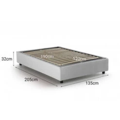 Talamo Italia Letto Piazza E Mezza Nicole, Letto Contenitore Con Rivestimento In Tessuto, 100% Made In Italy, Apertura Frontale, Adatto Per Materasso Cm 120x190, Bianco 9 Talamo Italia Letto Piazza E Mezza Nicole, Letto Contenitore Con Rivestimento In Tessuto, 100% Made In Italy, Apertura Frontale, Adatto Per Materasso Cm 120x190, Bianco -LettoMania Italia 63752496 3