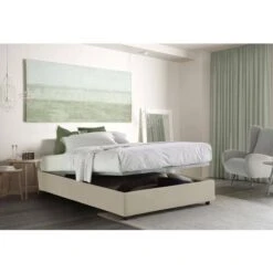 Talamo Italia Letto Matrimoniale Elisa, Letto Contenitore Con Rivestimento In Tessuto, 100% Made In Italy, Apertura Frontale, Adatto Per Materasso Cm 160x190, Beige 9 Talamo Italia Letto Matrimoniale Elisa, Letto Contenitore Con Rivestimento In Tessuto, 100% Made In Italy, Apertura Frontale, Adatto Per Materasso Cm 160x190, Beige -LettoMania Italia 63752957 4