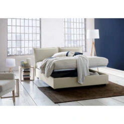 Talamo Italia Letto Matrimoniale Antonia, Letto Contenitore Con Rivestimento In Tessuto, 100% Made In Italy, Apertura Frontale, Adatto Per Materasso Cm 160x200, Beige 10 Talamo Italia Letto Matrimoniale Antonia, Letto Contenitore Con Rivestimento In Tessuto, 100% Made In Italy, Apertura Frontale, Adatto Per Materasso Cm 160x200, Beige -LettoMania Italia 63754818 4