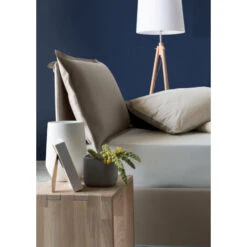 Talamo Italia Letto Singolo Luna, Letto Contenitore Con Rivestimento In Tessuto, 100% Made In Italy, Apertura Laterale, Adatto Per Materasso Cm 80x190, Tortora -LettoMania Italia 63755020 5