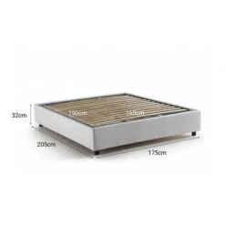 Talamo Italia Letto Matrimoniale Elisa, Letto Contenitore Con Rivestimento In Tessuto, 100% Made In Italy, Apertura Frontale, Adatto Per Materasso Cm 160x190, Bianco 9 Talamo Italia Letto Matrimoniale Elisa, Letto Contenitore Con Rivestimento In Tessuto, 100% Made In Italy, Apertura Frontale, Adatto Per Materasso Cm 160x190, Bianco -LettoMania Italia 63755366 3