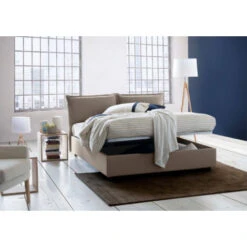 Talamo Italia Letto Matrimoniale Maddalena, Letto Contenitore Con Rivestimento In Tessuto, 100% Made In Italy, Apertura Frontale, Adatto Per Materasso Cm 140x200, Tortora 10 Talamo Italia Letto Matrimoniale Maddalena, Letto Contenitore Con Rivestimento In Tessuto, 100% Made In Italy, Apertura Frontale, Adatto Per Materasso Cm 140x200, Tortora -LettoMania Italia 63755523 4