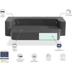 Kma-leão Colchão Dobrável 90x190 - Espessura 24 Cm Sofá-cama - Colchão Cama 11 Kma-leão Colchão Dobrável 90x190 - Espessura 24 Cm Sofá-cama - Colchão Cama -LettoMania Italia 64023238 5