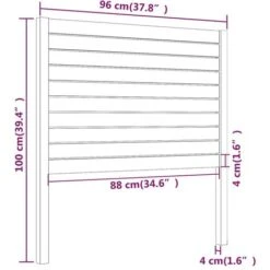 Testiera Per Letto Miele 96x4x100 Cm In Legno Massello Di Pino VidaXL 9 Testiera Per Letto Miele 96x4x100 Cm In Legno Massello Di Pino VidaXL -LettoMania Italia 64163590 3